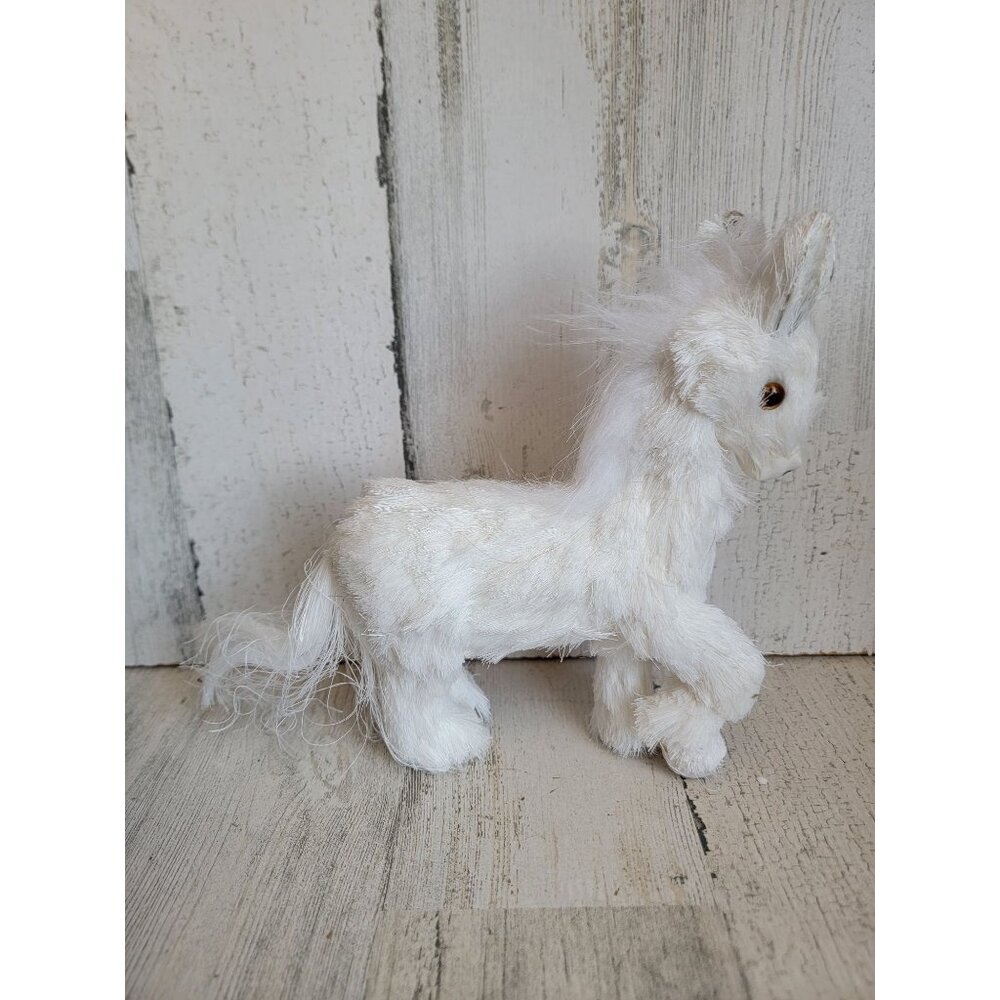 Bristle brush AS IS unicorn white horse home decor
